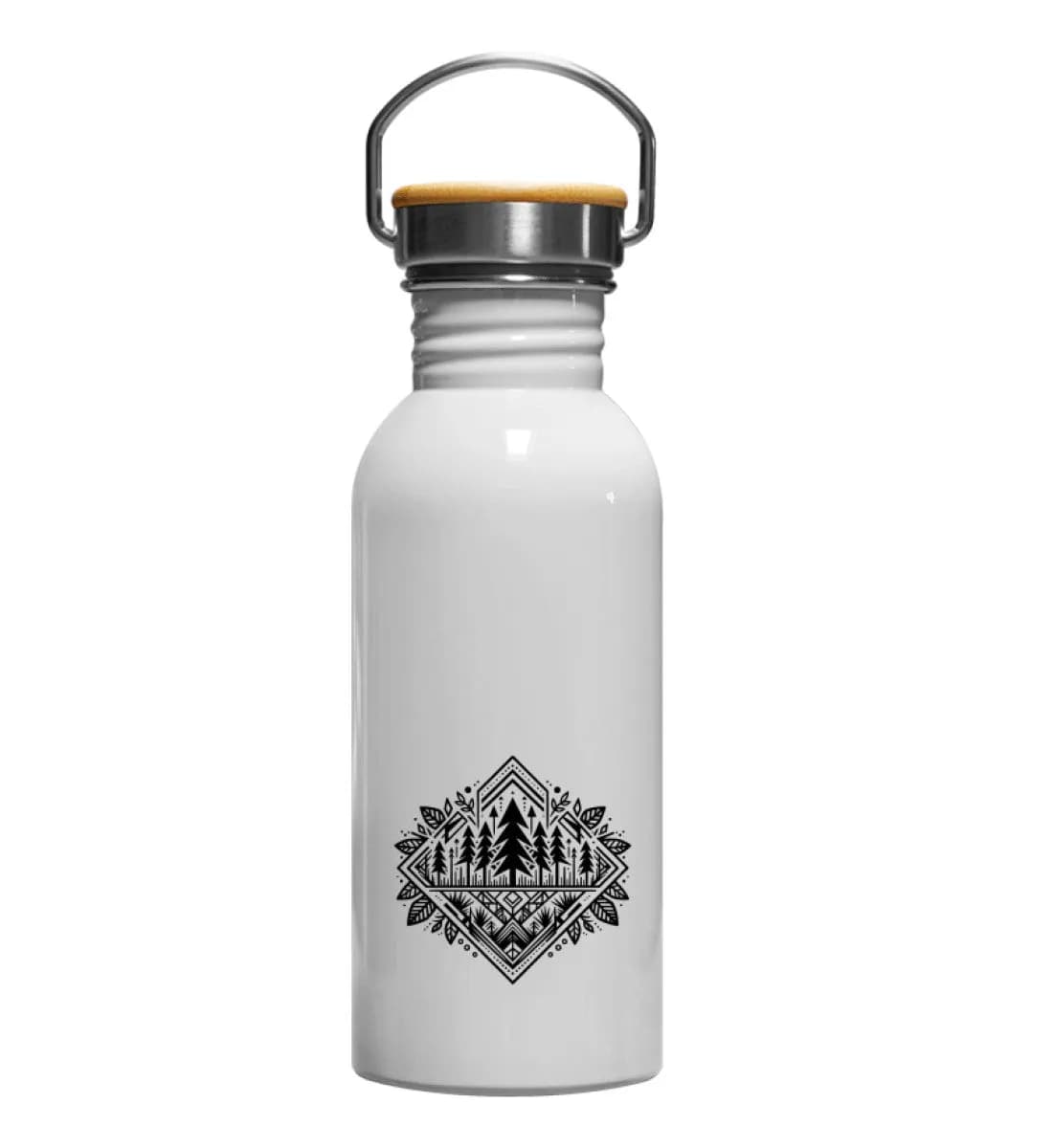 Pine trees - Edelstahl Trinkflasche