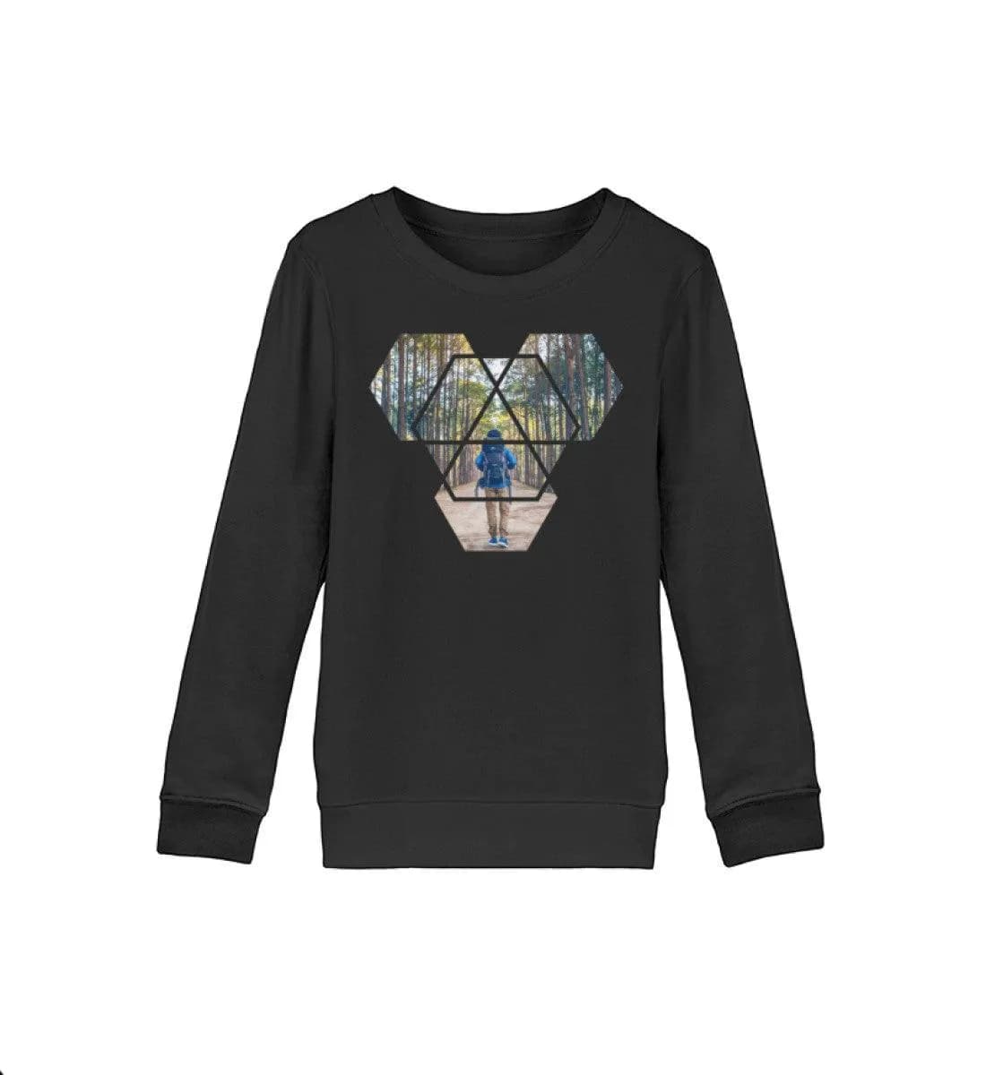 Hexagone Wandern - Kinder Bio Sweatshirt