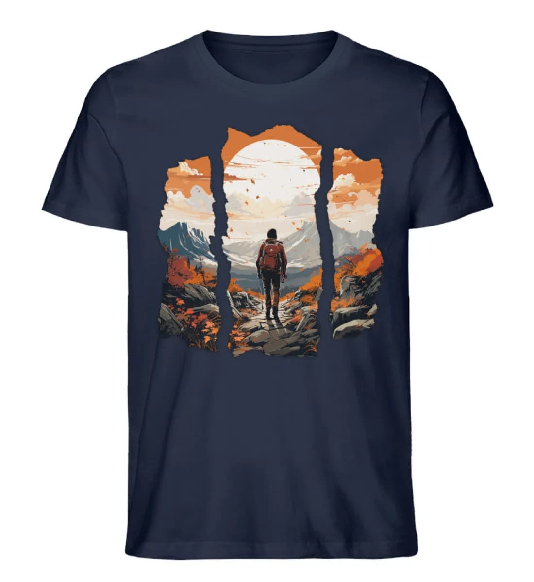 Hiking Autumn - Herren Premium Bio Shirt