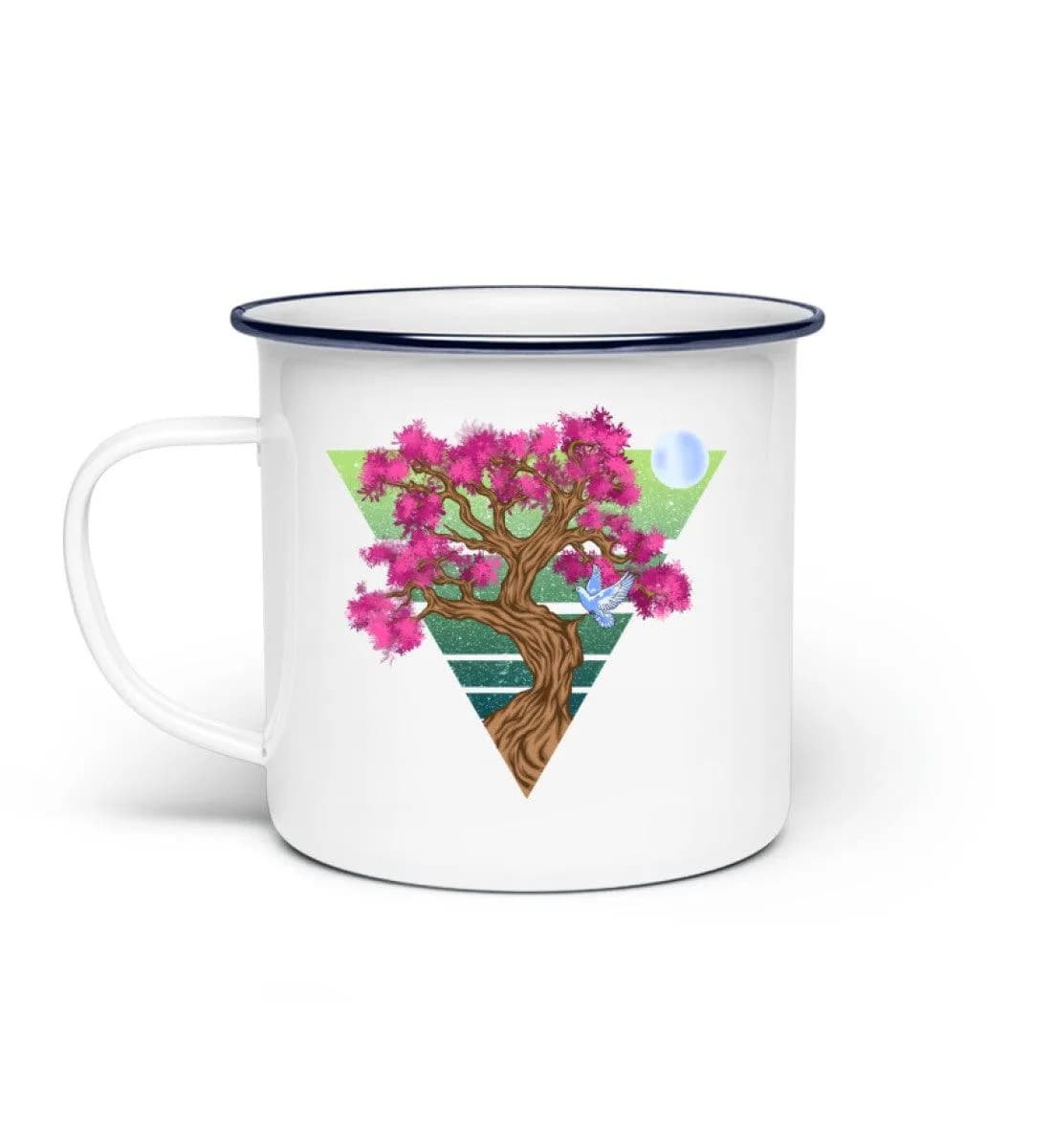 Triangletree - Emaille Tasse