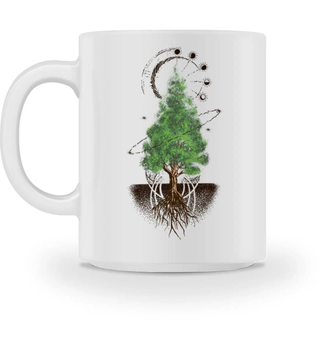 Baum mit Mondphasen - Tasse