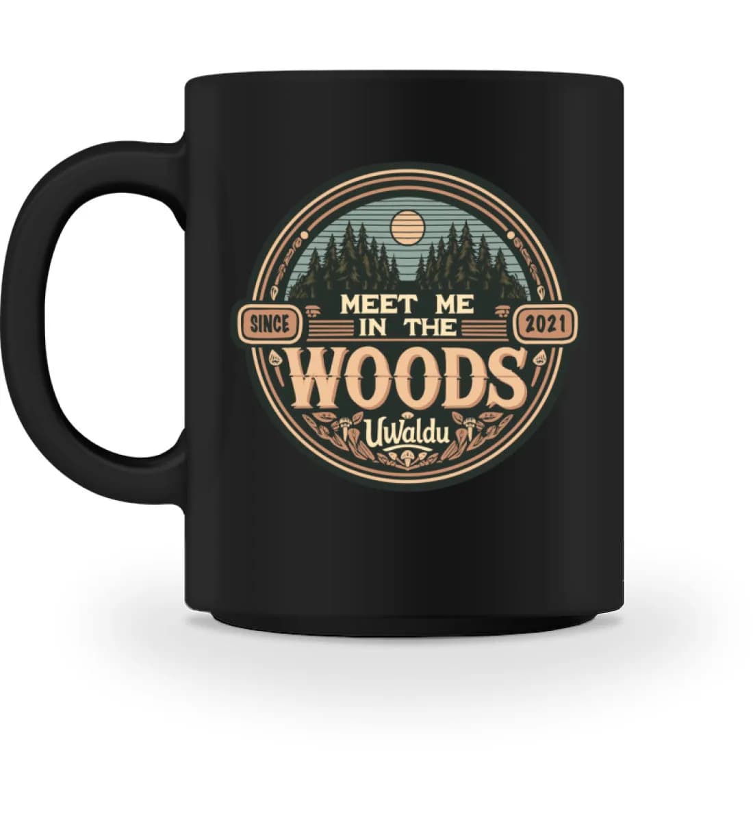Meet me in the Woods round - Tasse