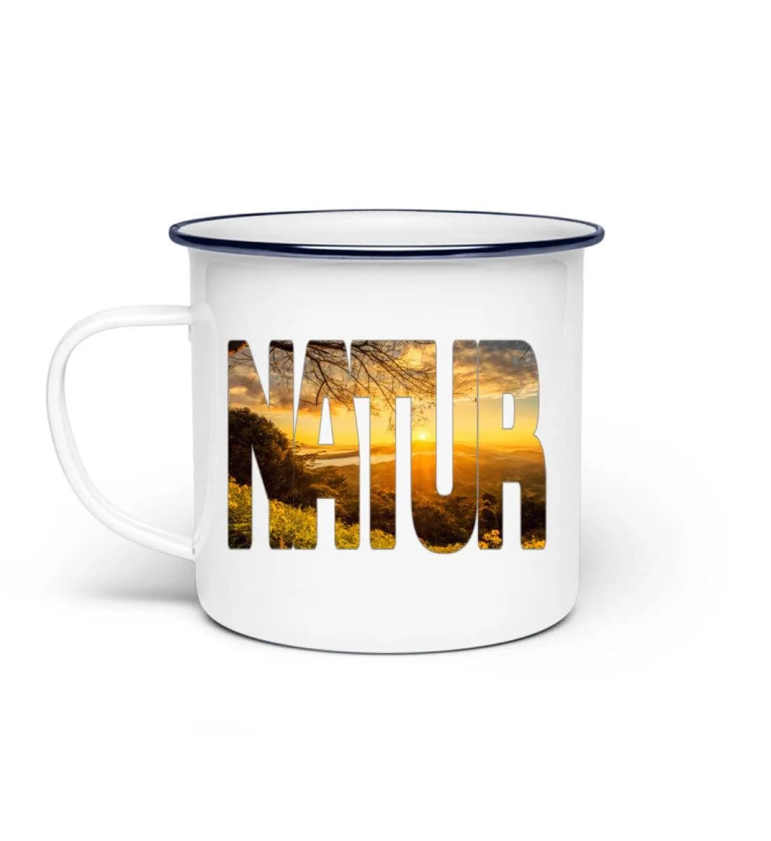 Natur 2 - Emaille Tasse