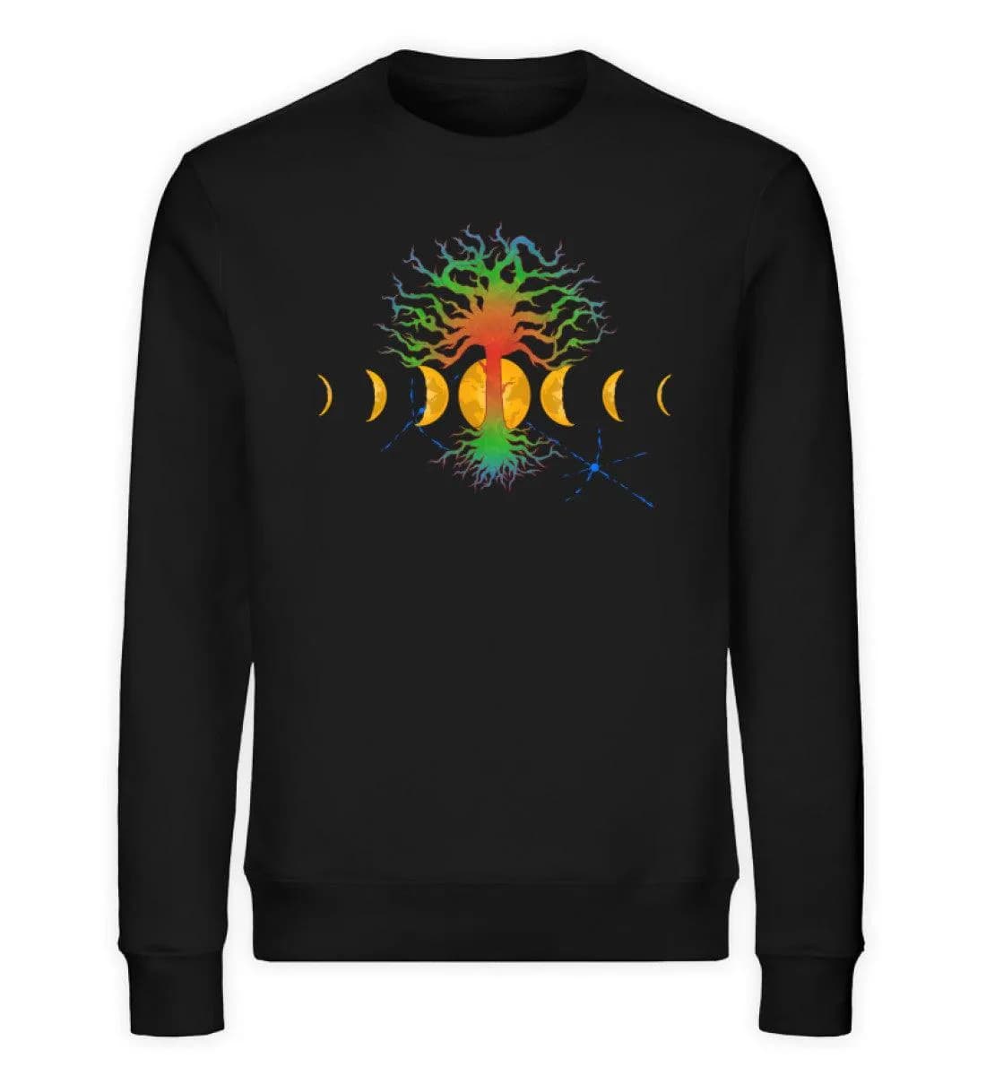 Hot Tree with moonphases - Unisex Bio Sweatshirt