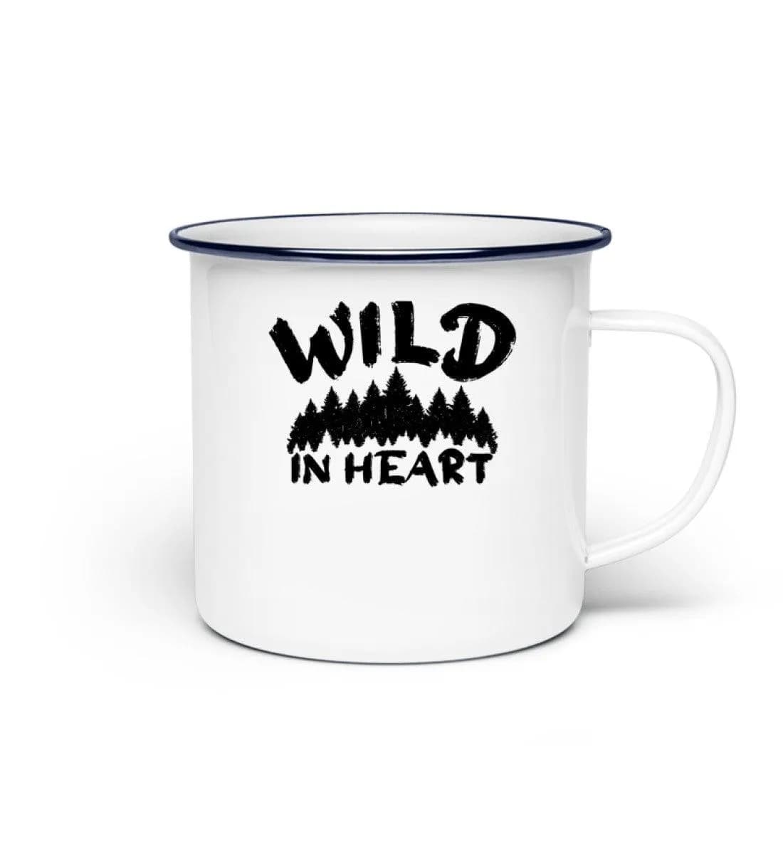 Wild in heart - Emaille Tasse