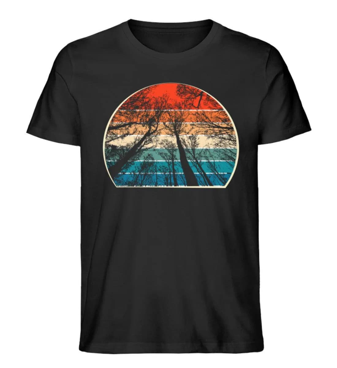 Retro Bäume - Herren Premium Bio Shirt