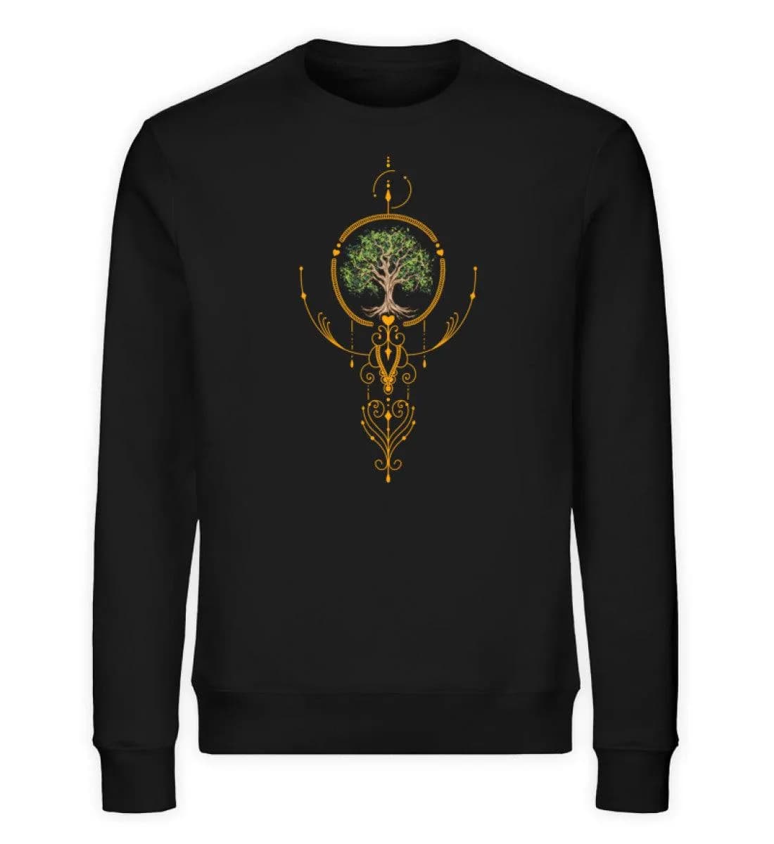 Baum mit Ornamenten - Unisex Bio Sweatshirt