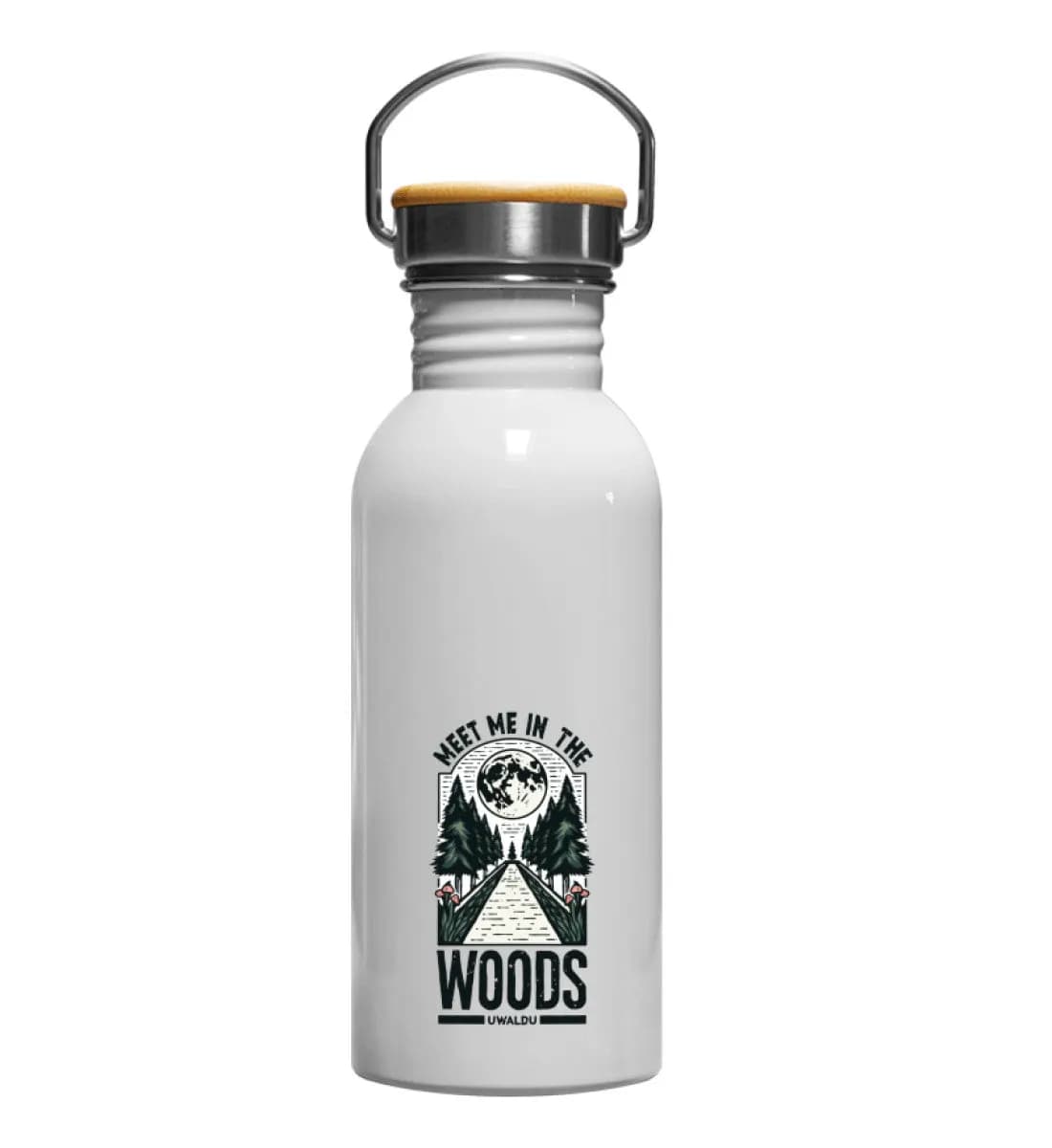 Meet me in the Woods - Edelstahl Trinkflasche