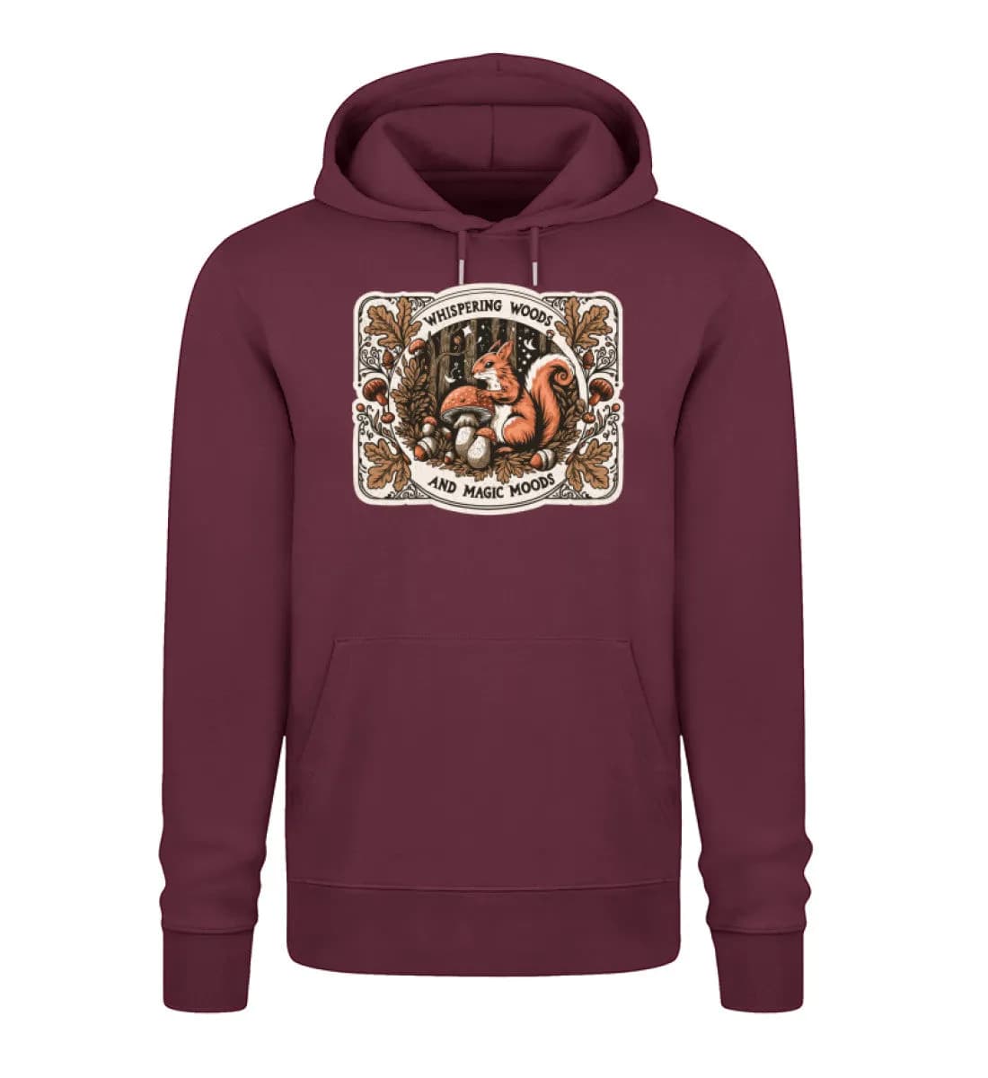 Whispering Woods Squirrel - Unisex Premium Bio Hoodie