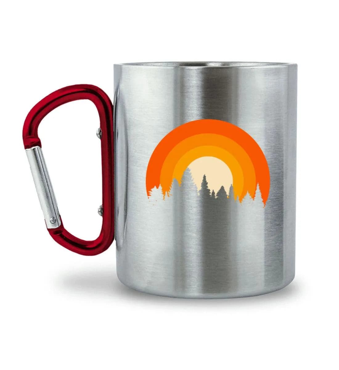 Retrowald - Edelstahltasse mit Karabinergriff