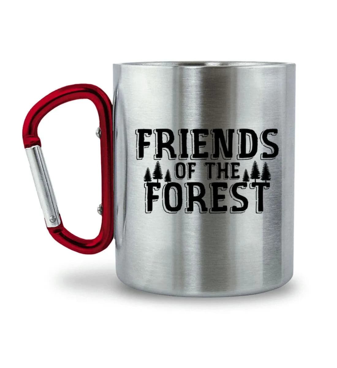 Friends of the forest - Edelstahltasse mit Karabinergriff