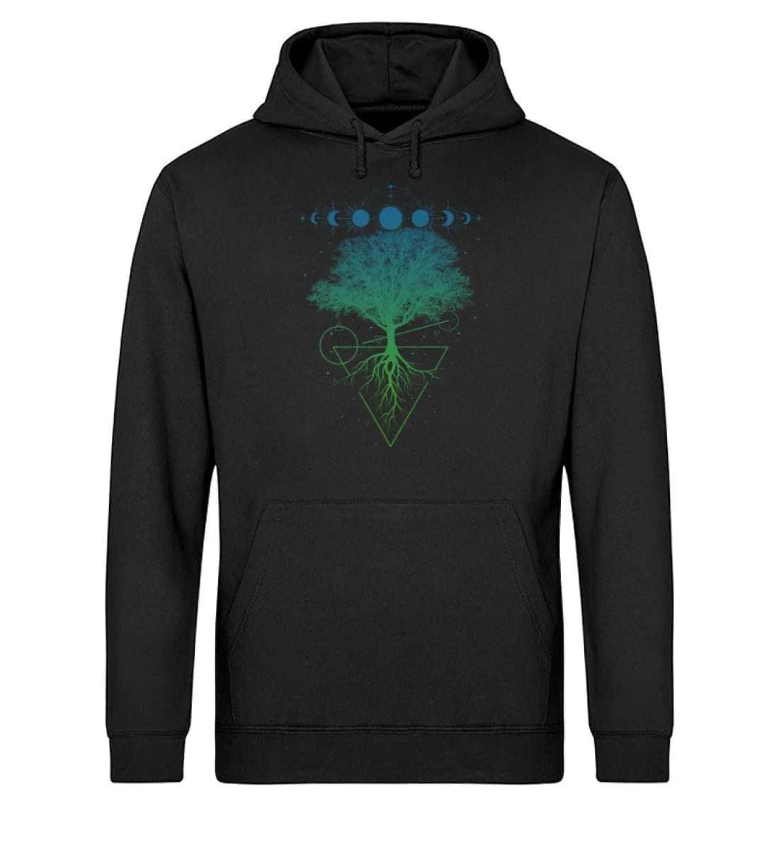 Baum Mondphasen - Unisex Basic Bio Hoodie