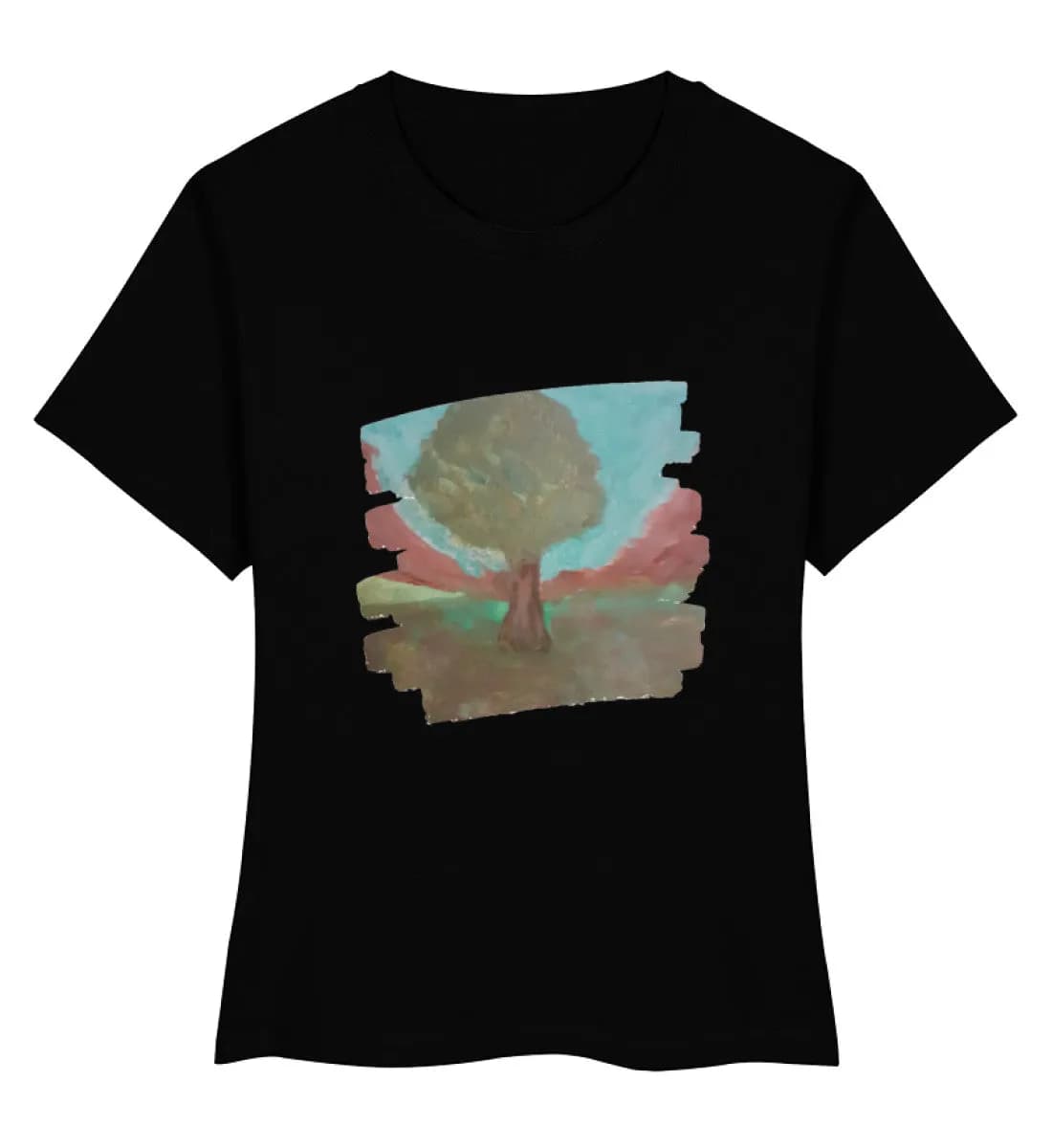 Baum im Tal  - Damen Premium Bio Shirt