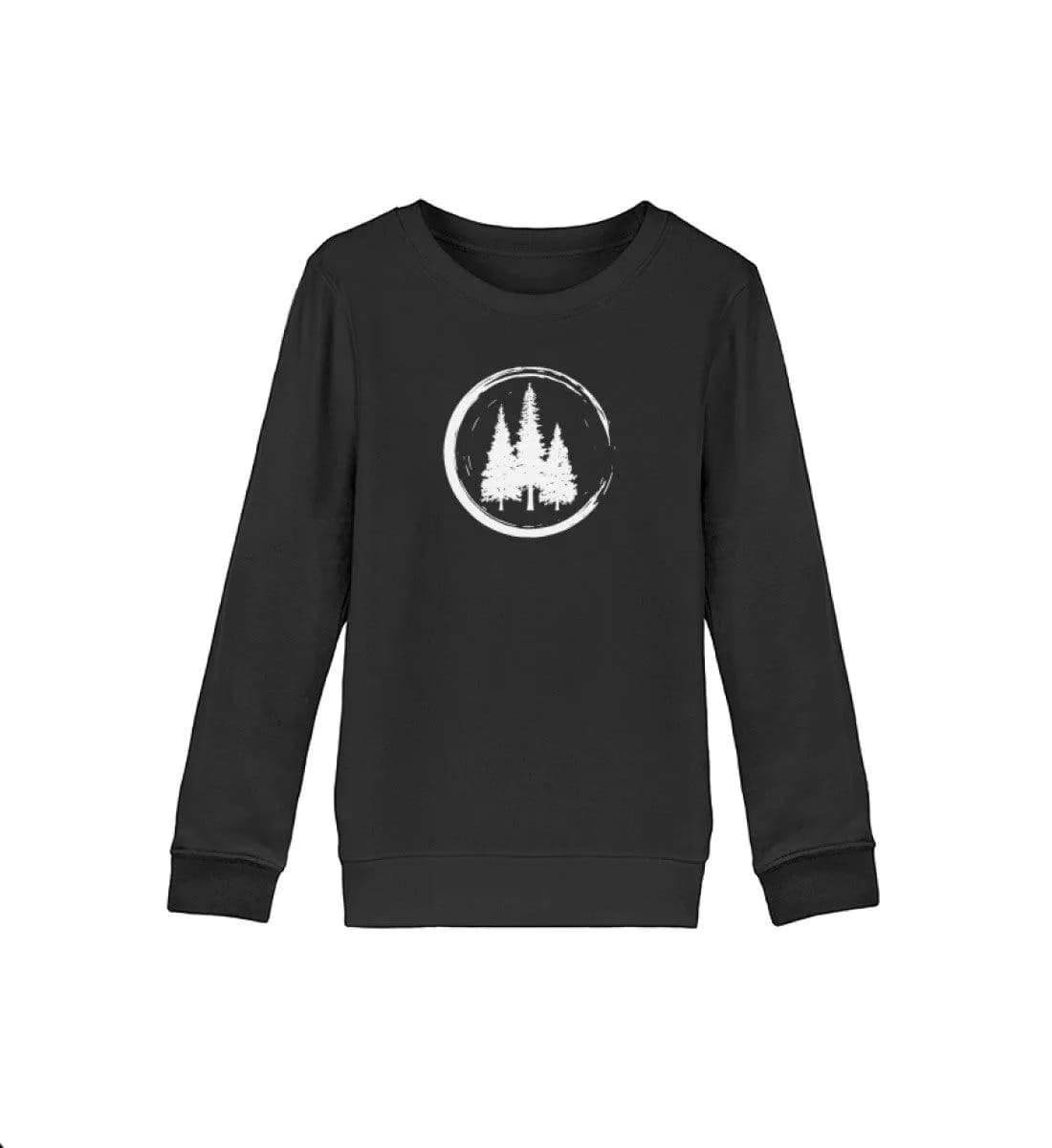 Drei Bäume im Kreis  - Kinder Bio Sweatshirt