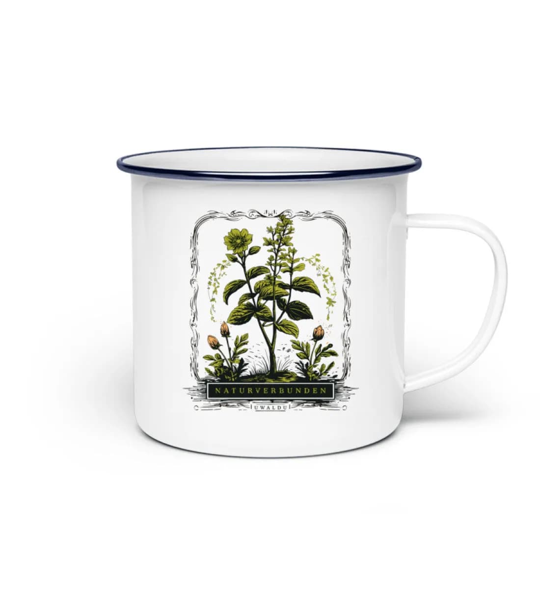 Naturverbunden - Emaille Tasse