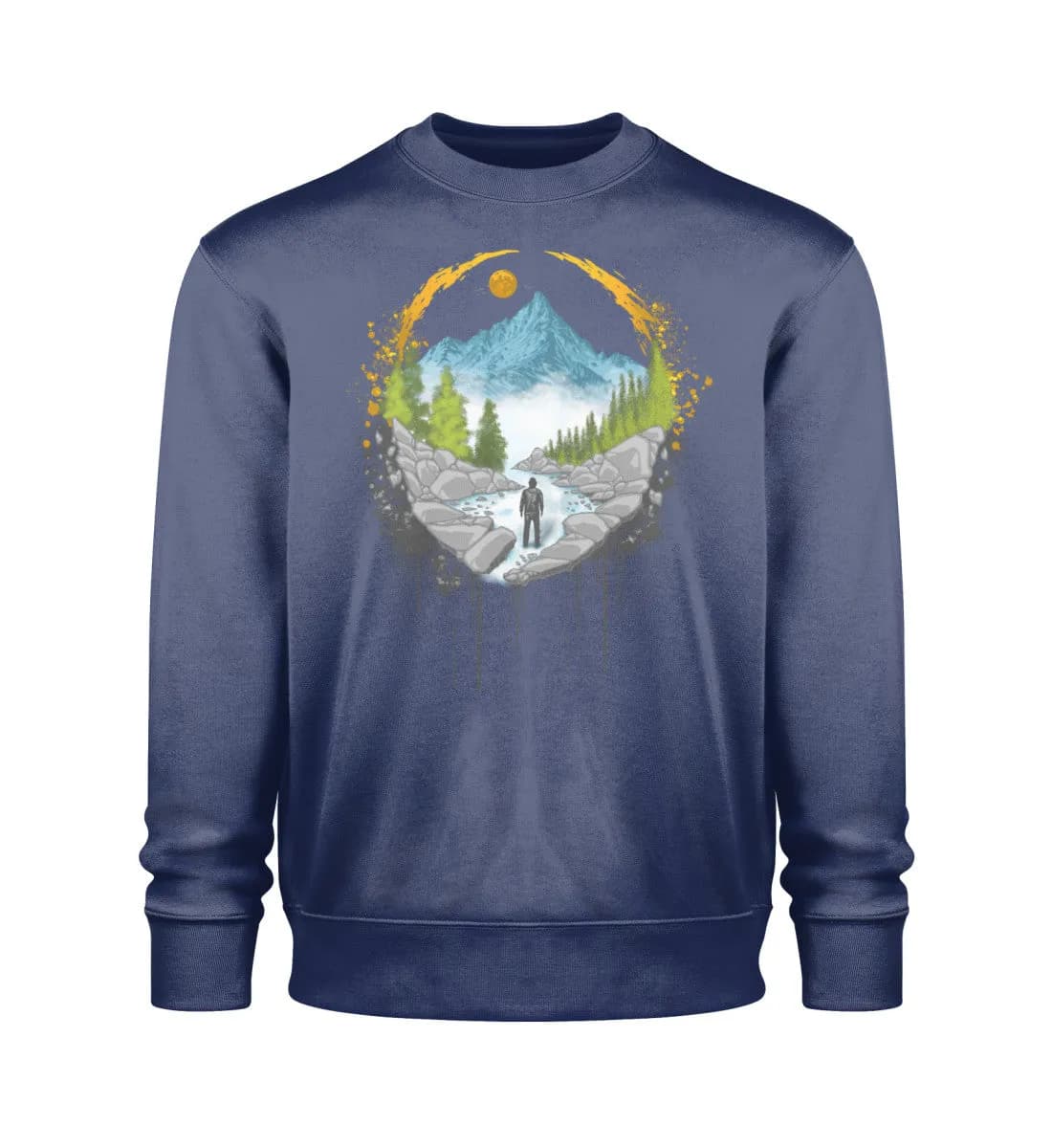 Mountain Path - Unisex Bio Sweatshirt