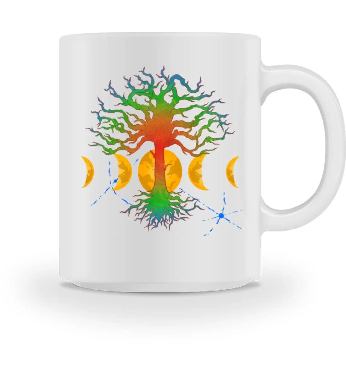 Hot Tree with moonphases - Tasse