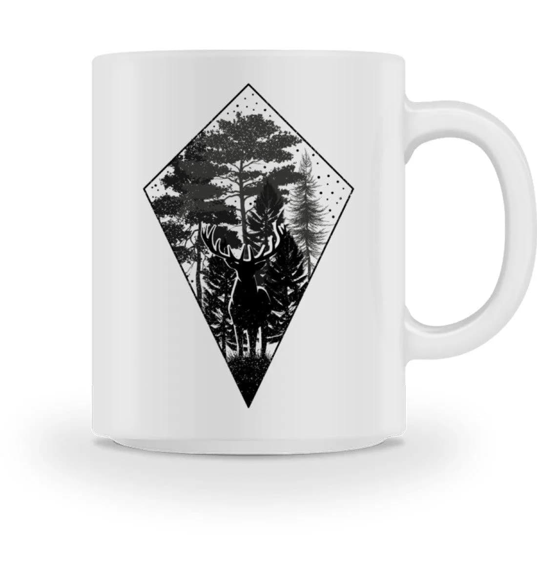 Hirsch im Wald Drachendreieck - Tasse