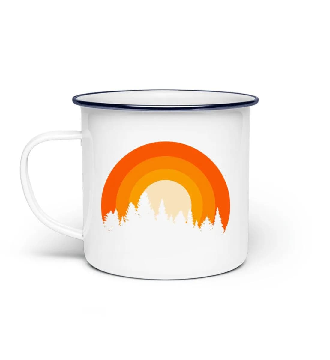Retrowald - Emaille Tasse