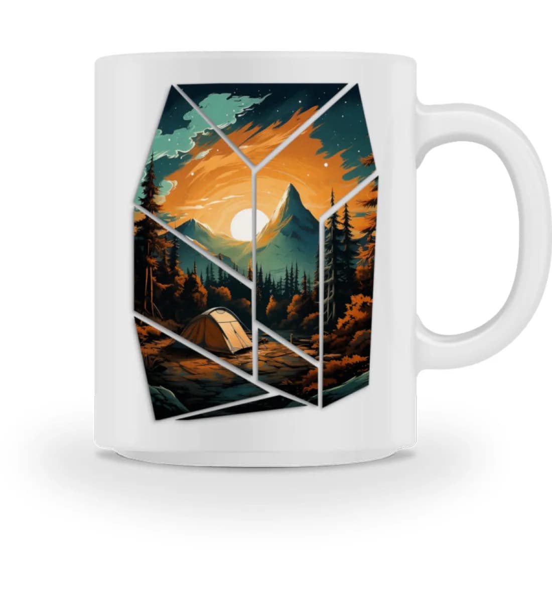 Camping in nature - Tasse