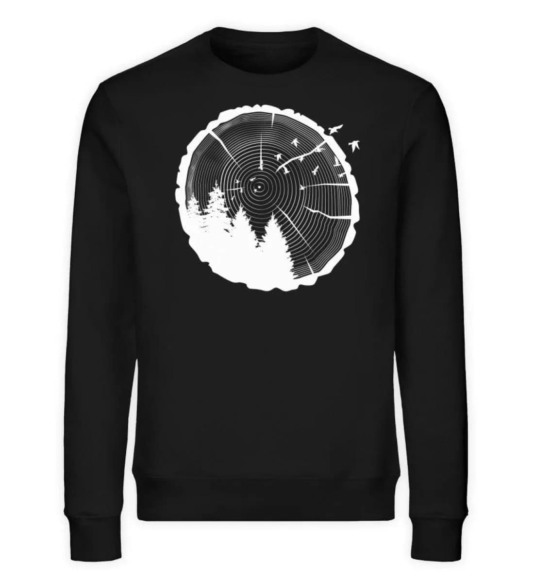 Wald im Stamm - Unisex Bio Sweatshirt