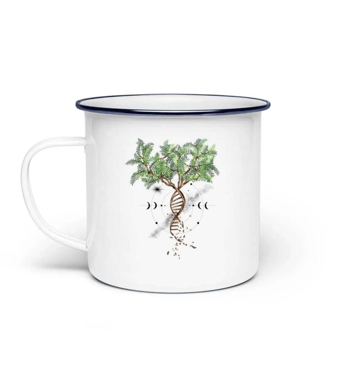 Tree DNA - Emaille Tasse