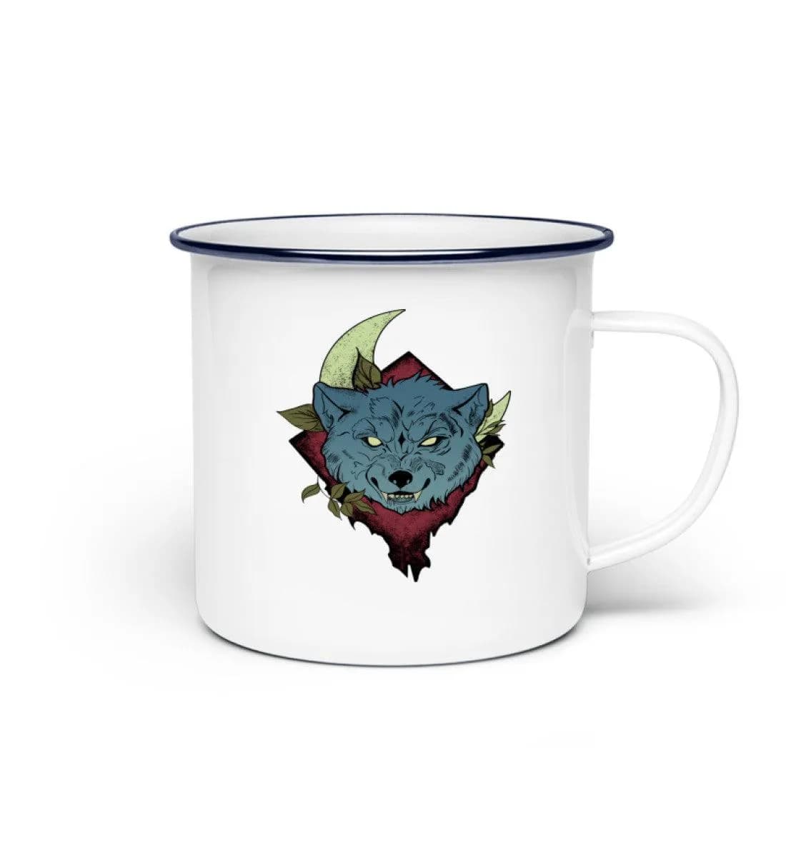 Bad wolf - Emaille Tasse