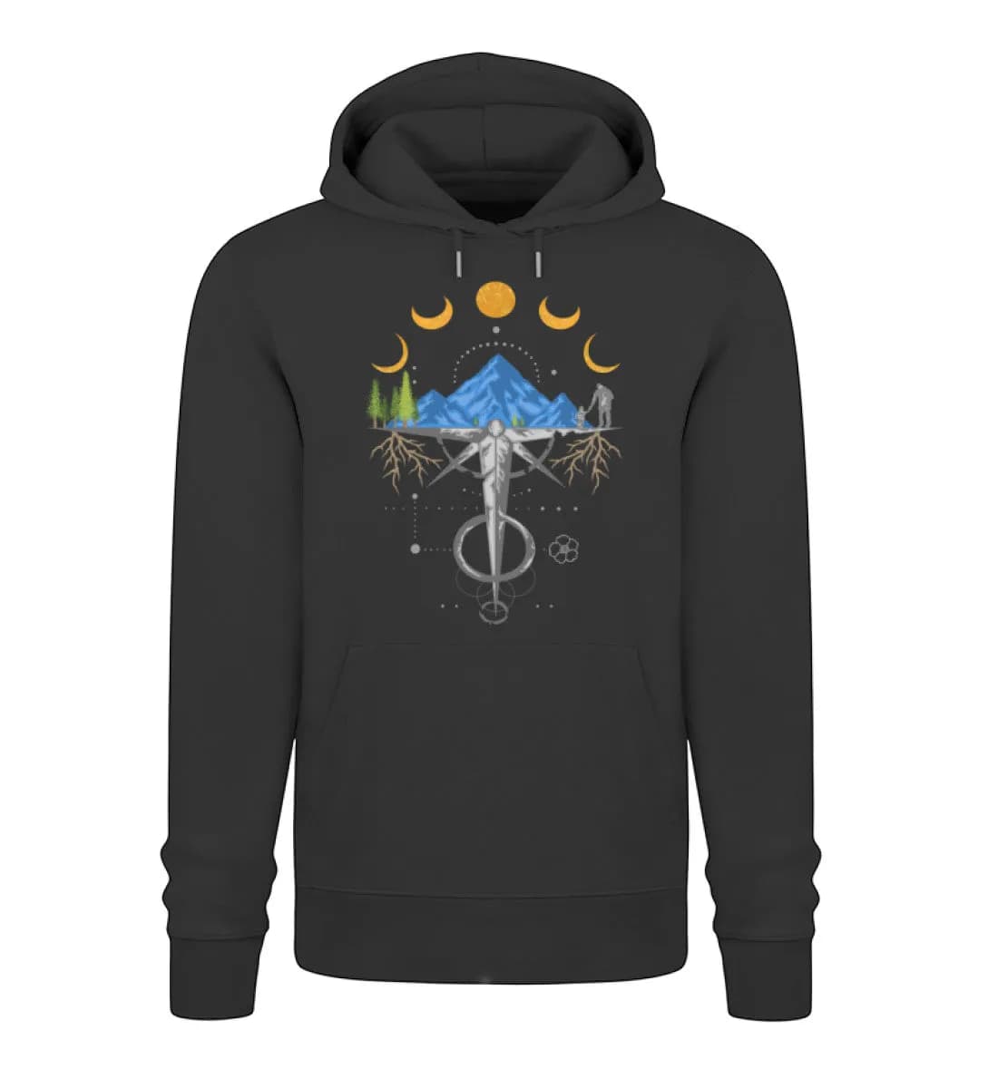 Harmonie der Berge - Unisex Premium Bio Hoodie