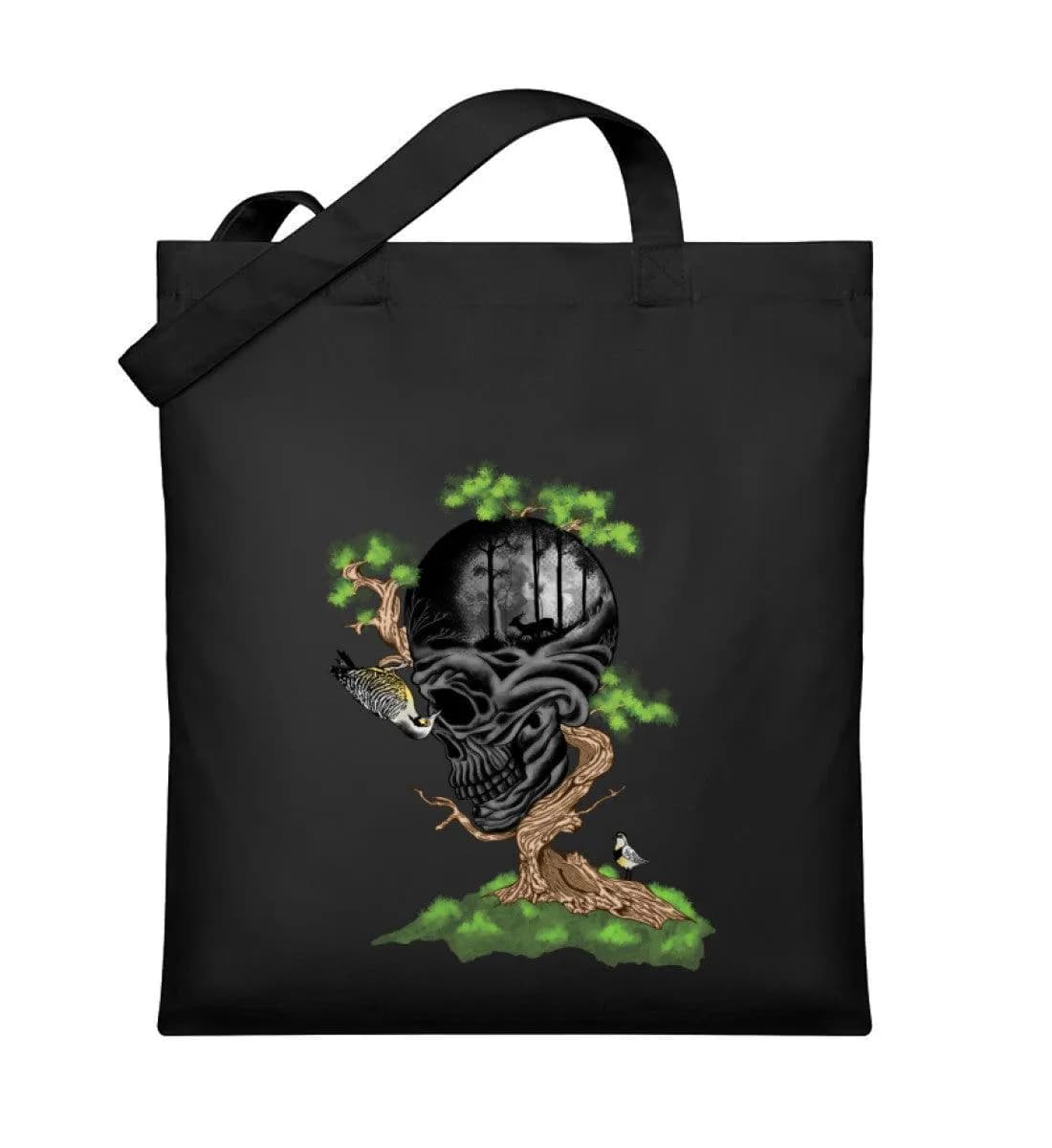 Tree Skull - Organic Jutebeutel