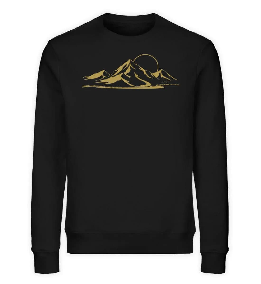 Berglandschaft gold - Unisex Bio Sweatshirt