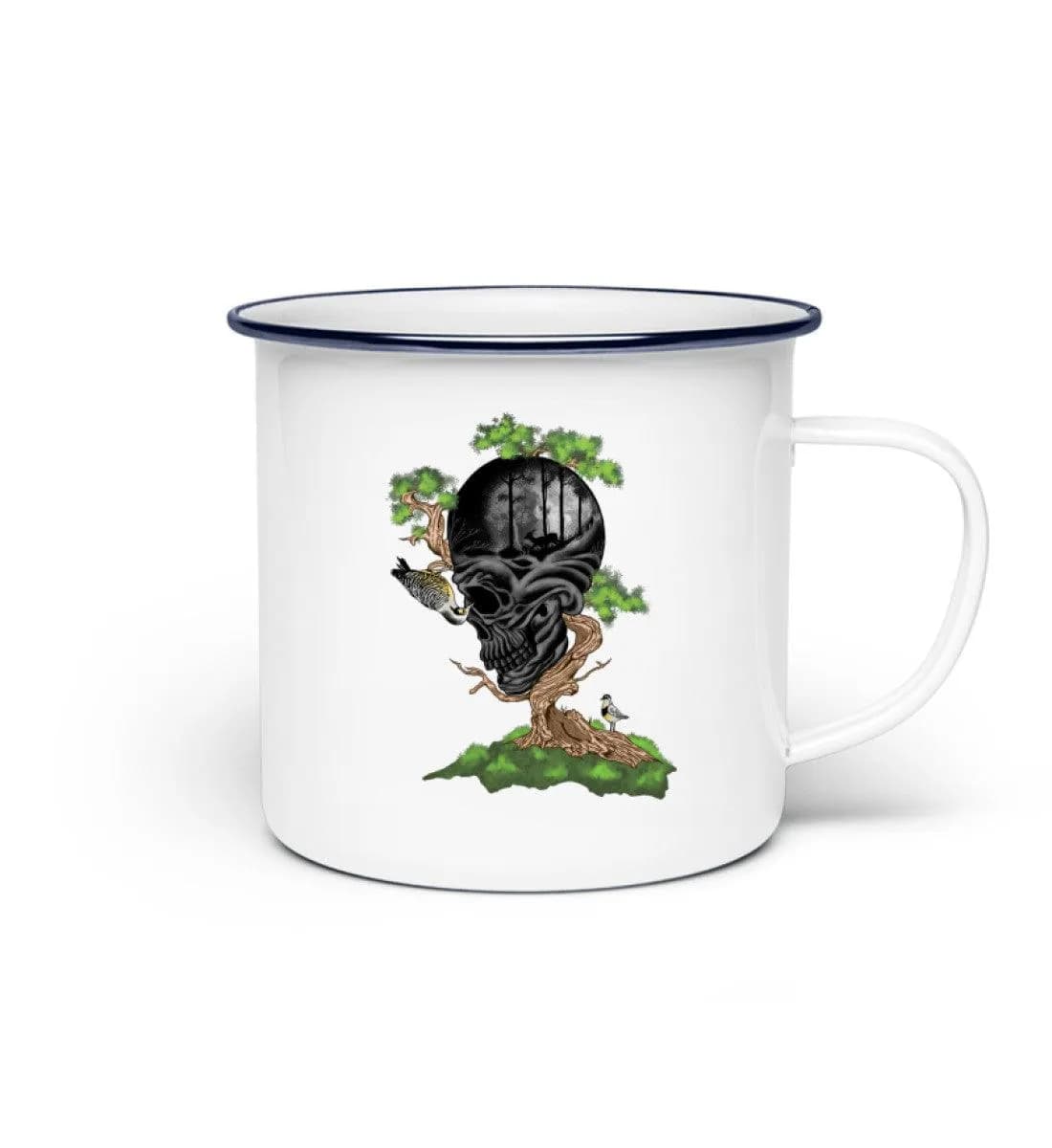 Tree Skull - Emaille Tasse