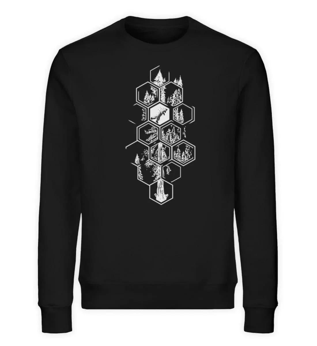 Hexagon Wald - Unisex Bio Sweatshirt