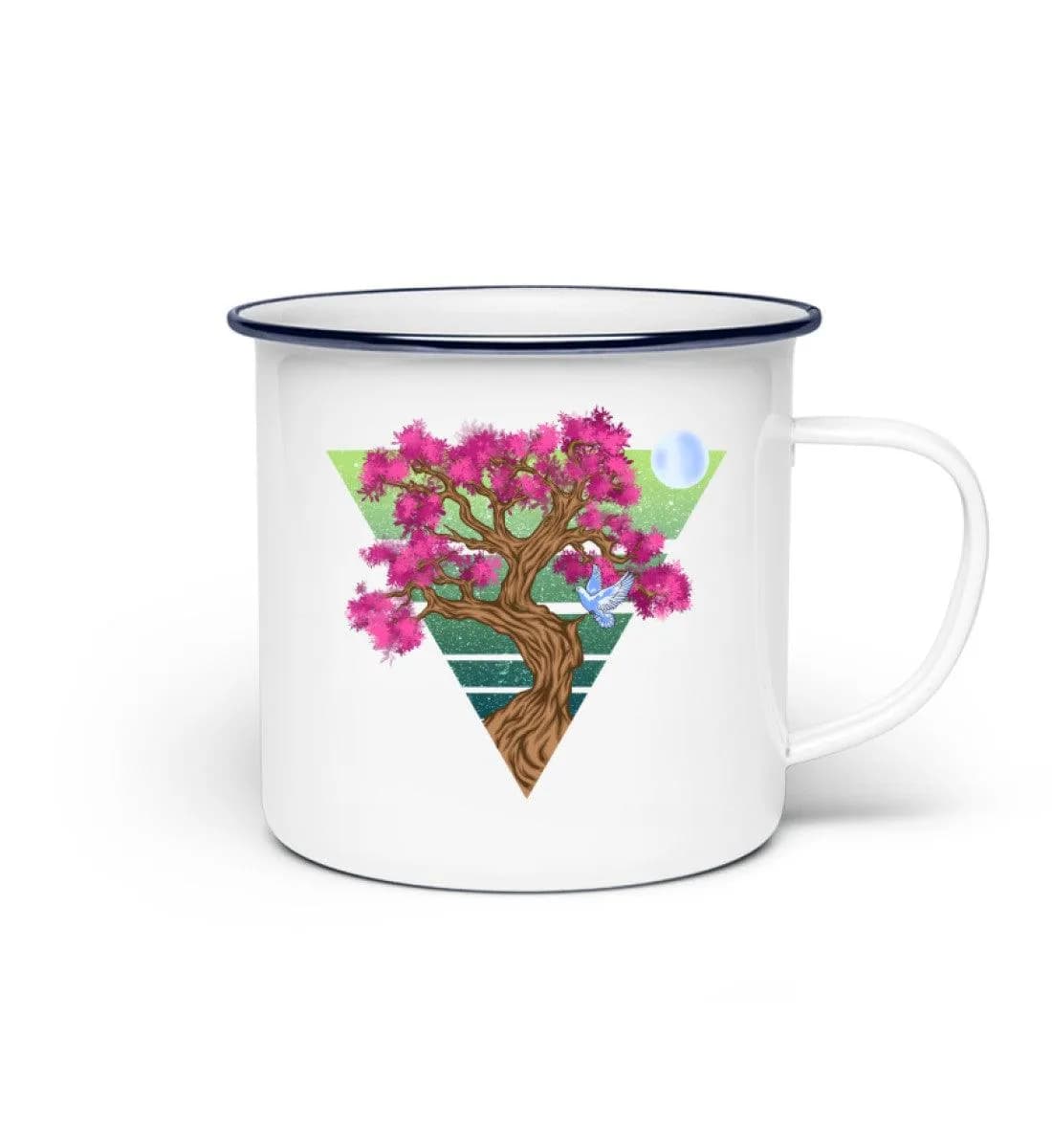 Triangletree - Emaille Tasse