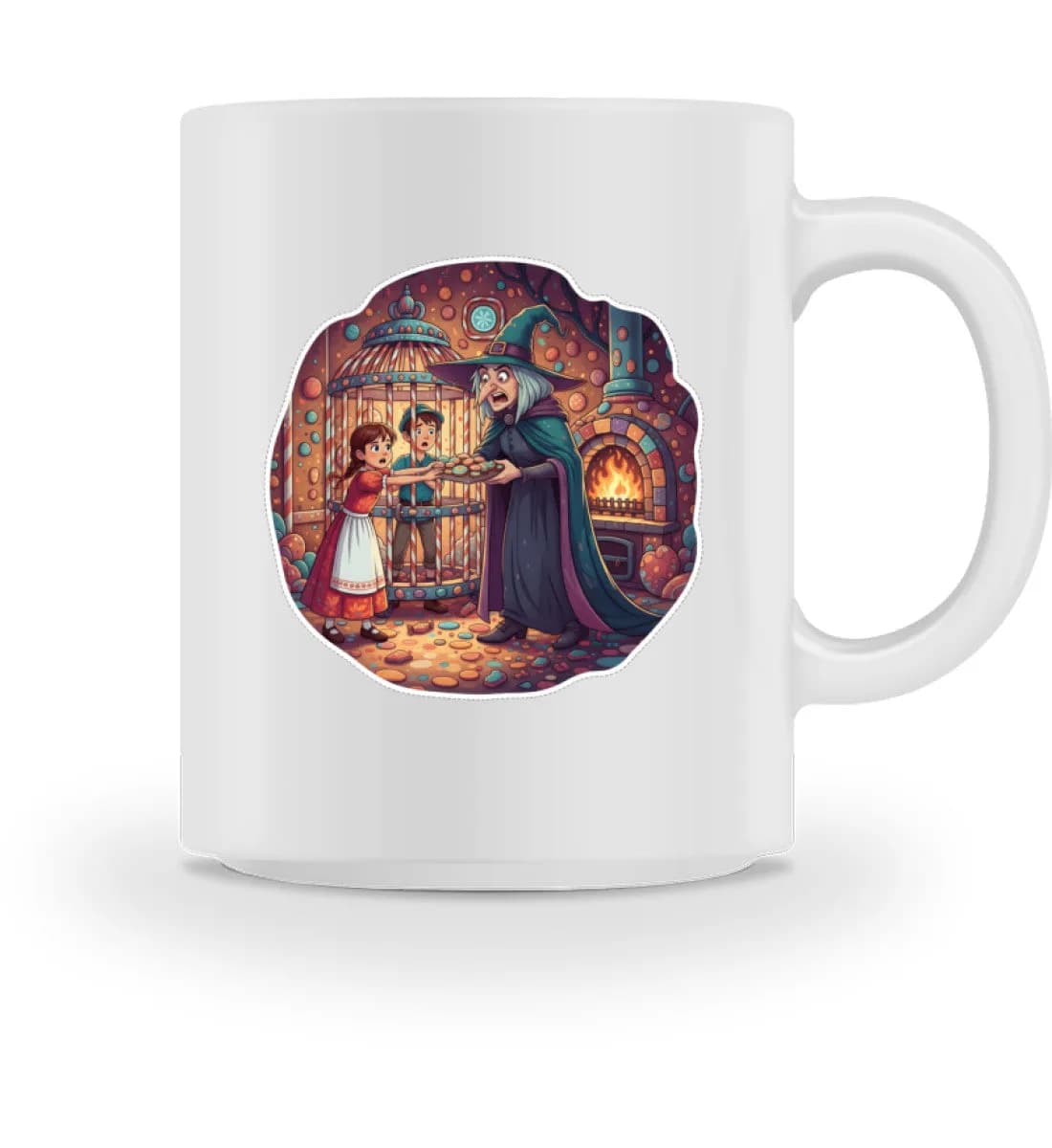 Gretel überlistet die Hexe  - Tasse