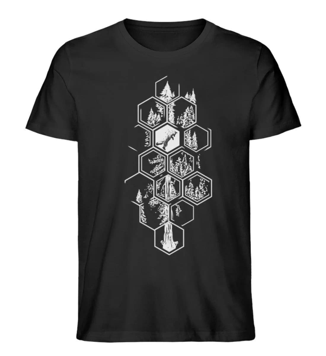 Hexagon Wald - Herren Premium Bio Shirt