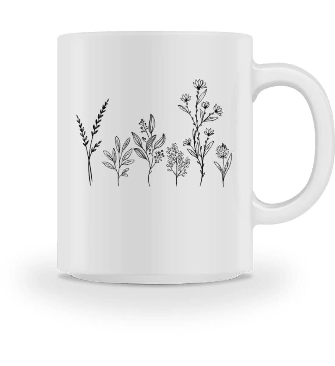Blumen  - Tasse