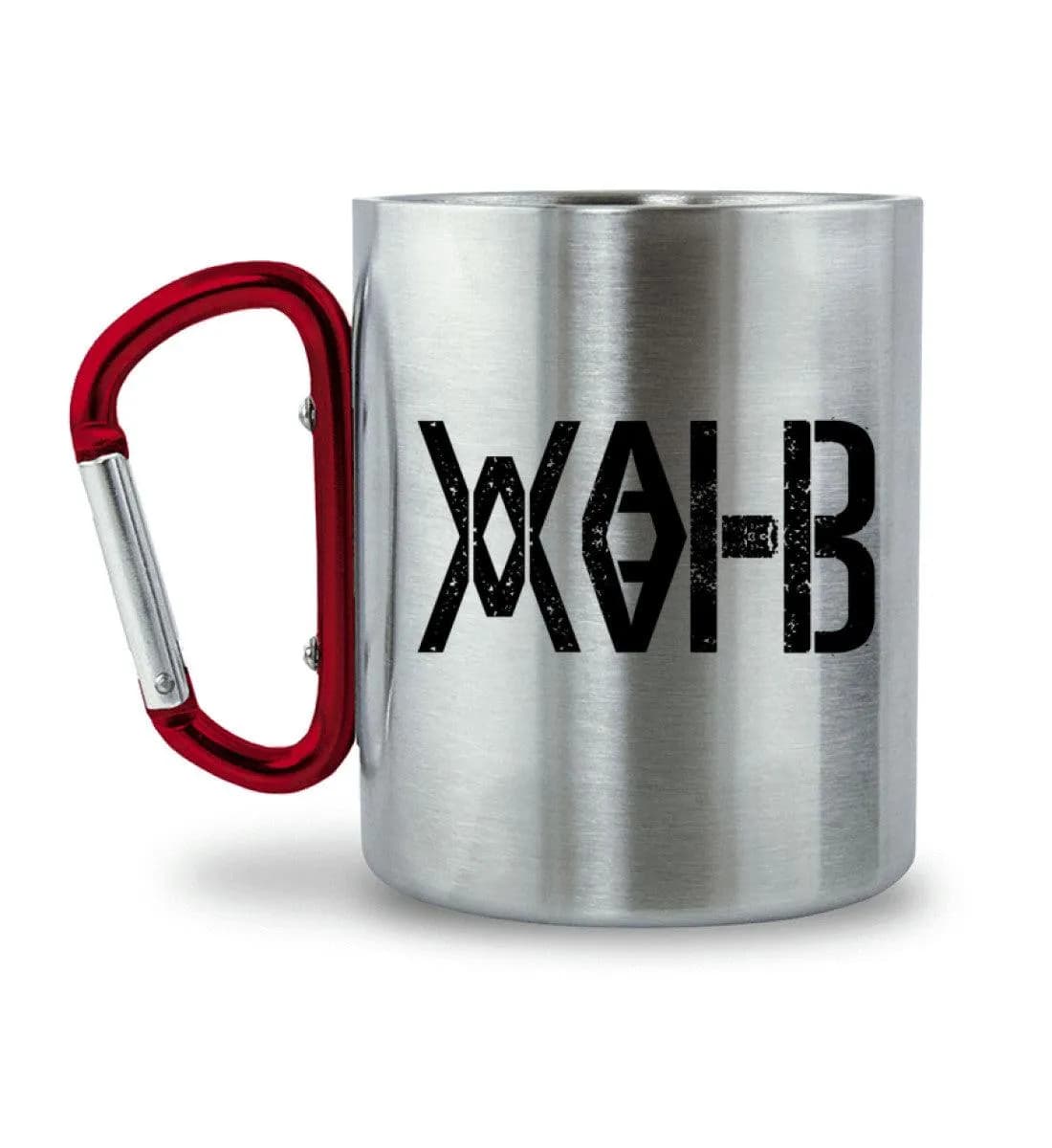 Wald Wald - Edelstahltasse mit Karabinergriff