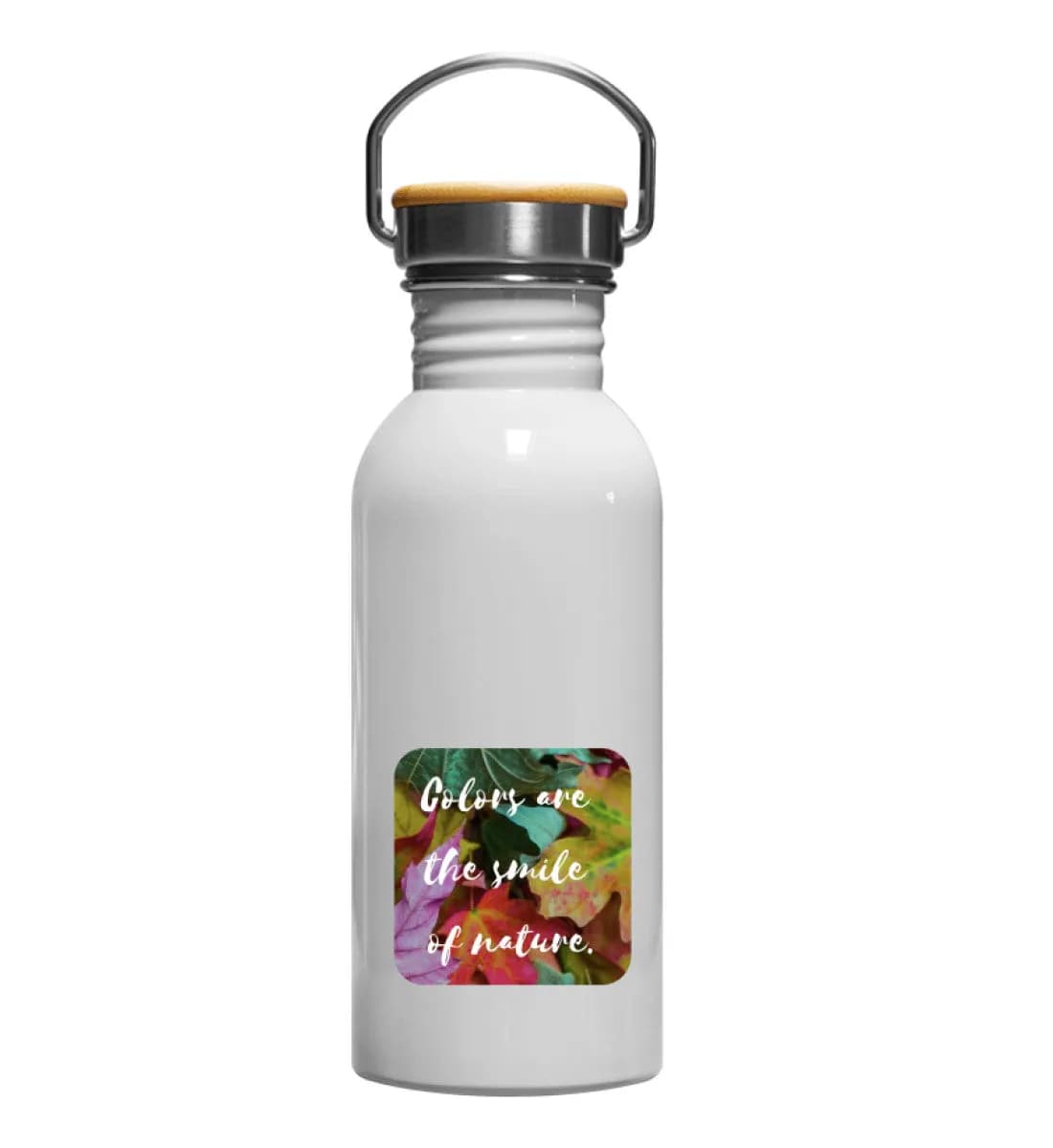 The smile of nature - Edelstahl Trinkflasche