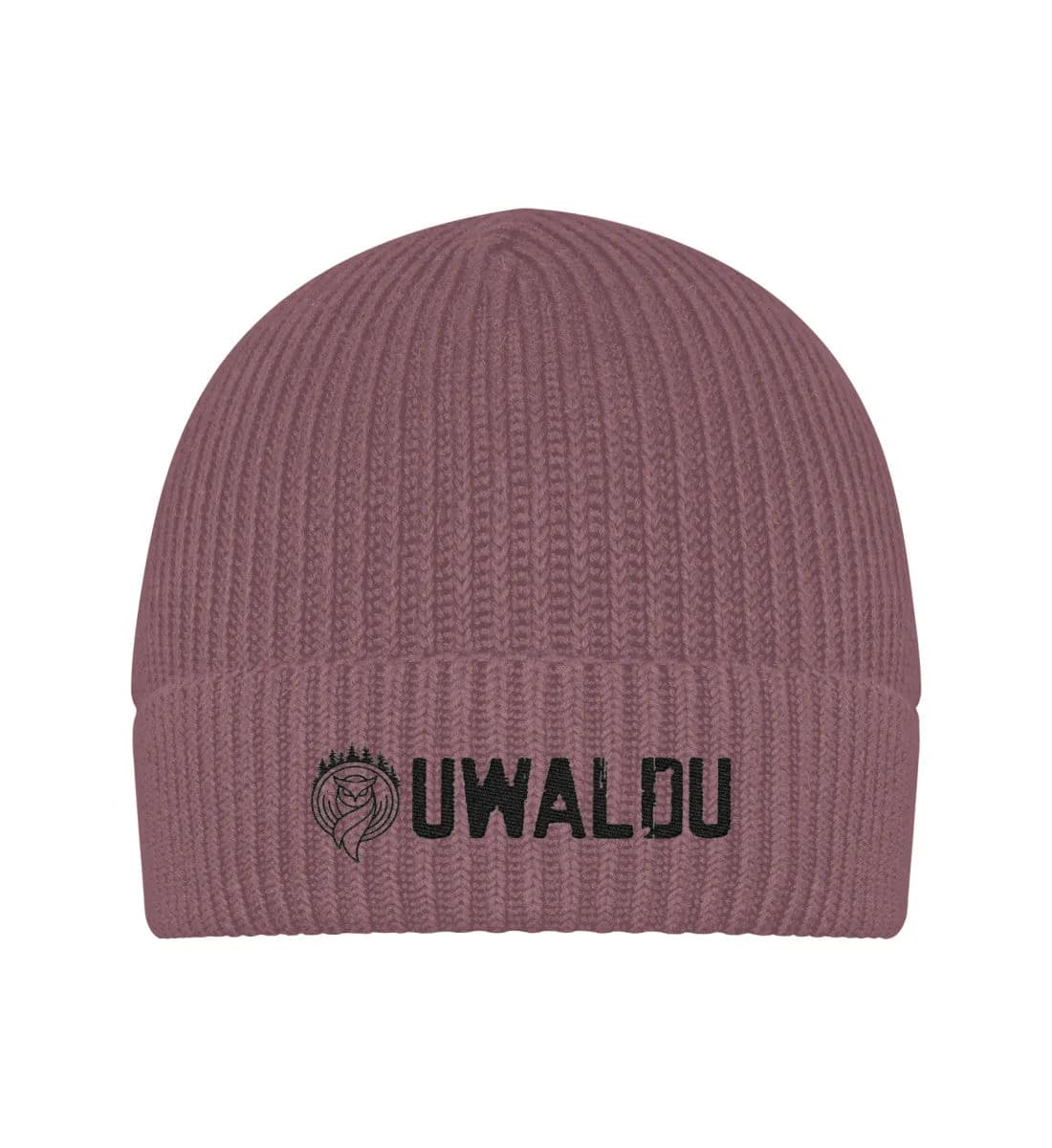 Uwaldu Logo  - Beanie mit Stick