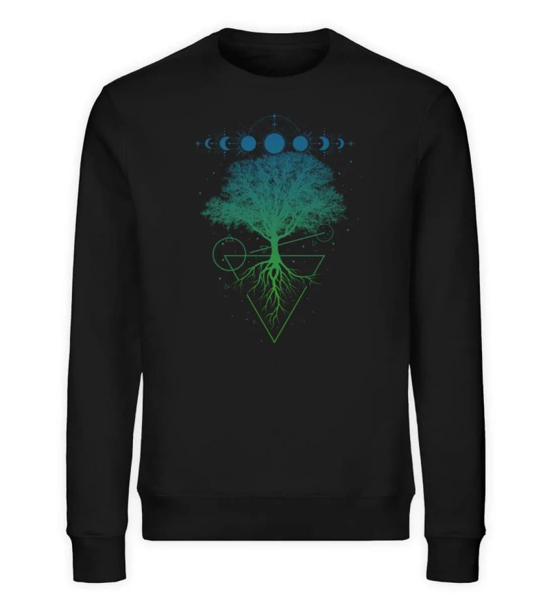 Baum Mondphasen - Unisex Bio Sweatshirt