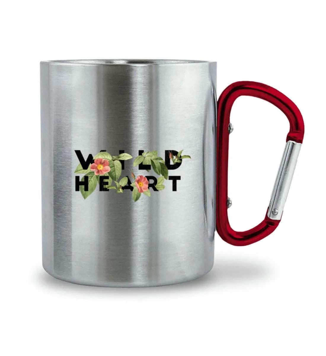 Wild Heart - Edelstahltasse mit Karabinergriff