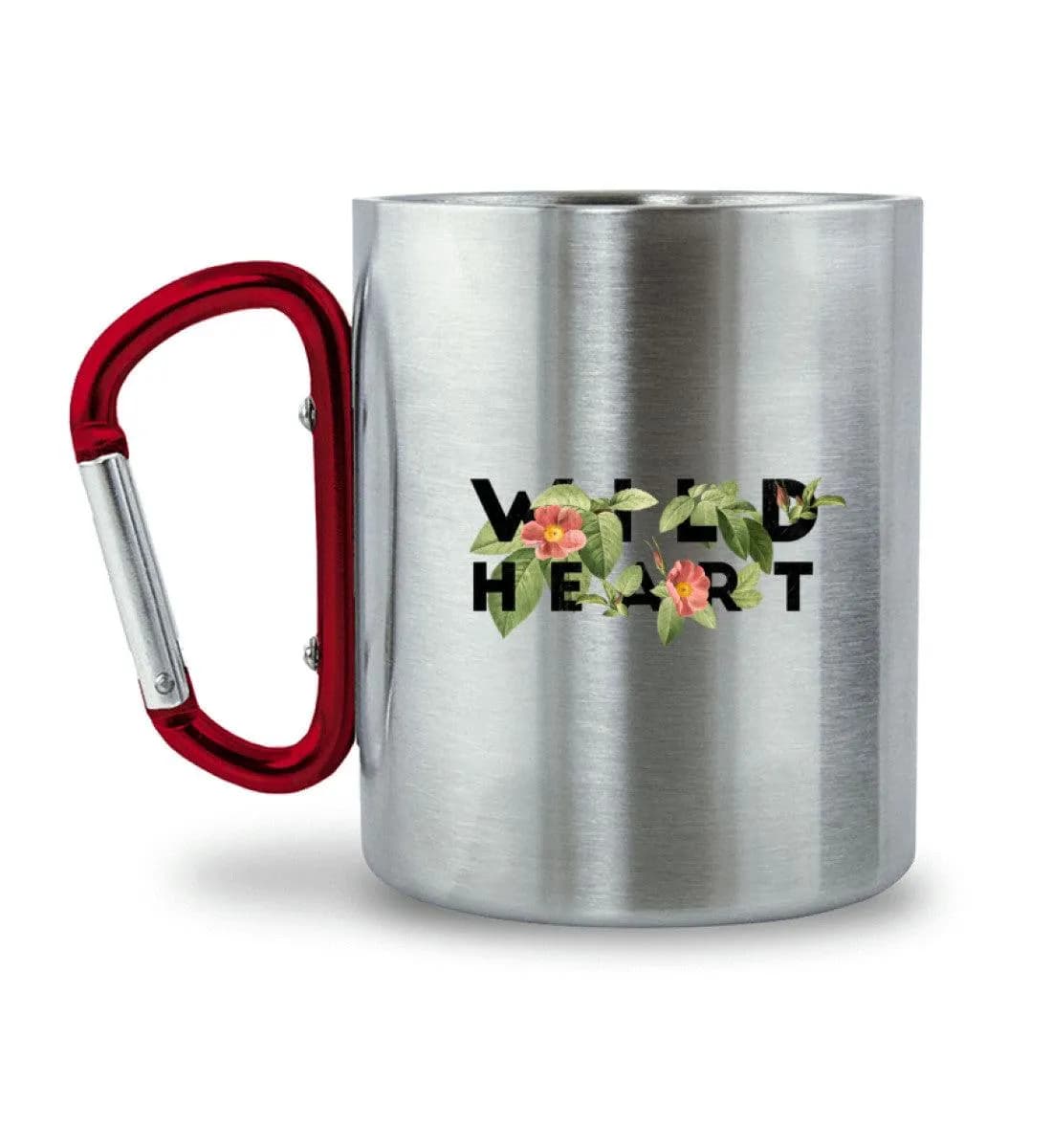Wild Heart - Edelstahltasse mit Karabinergriff
