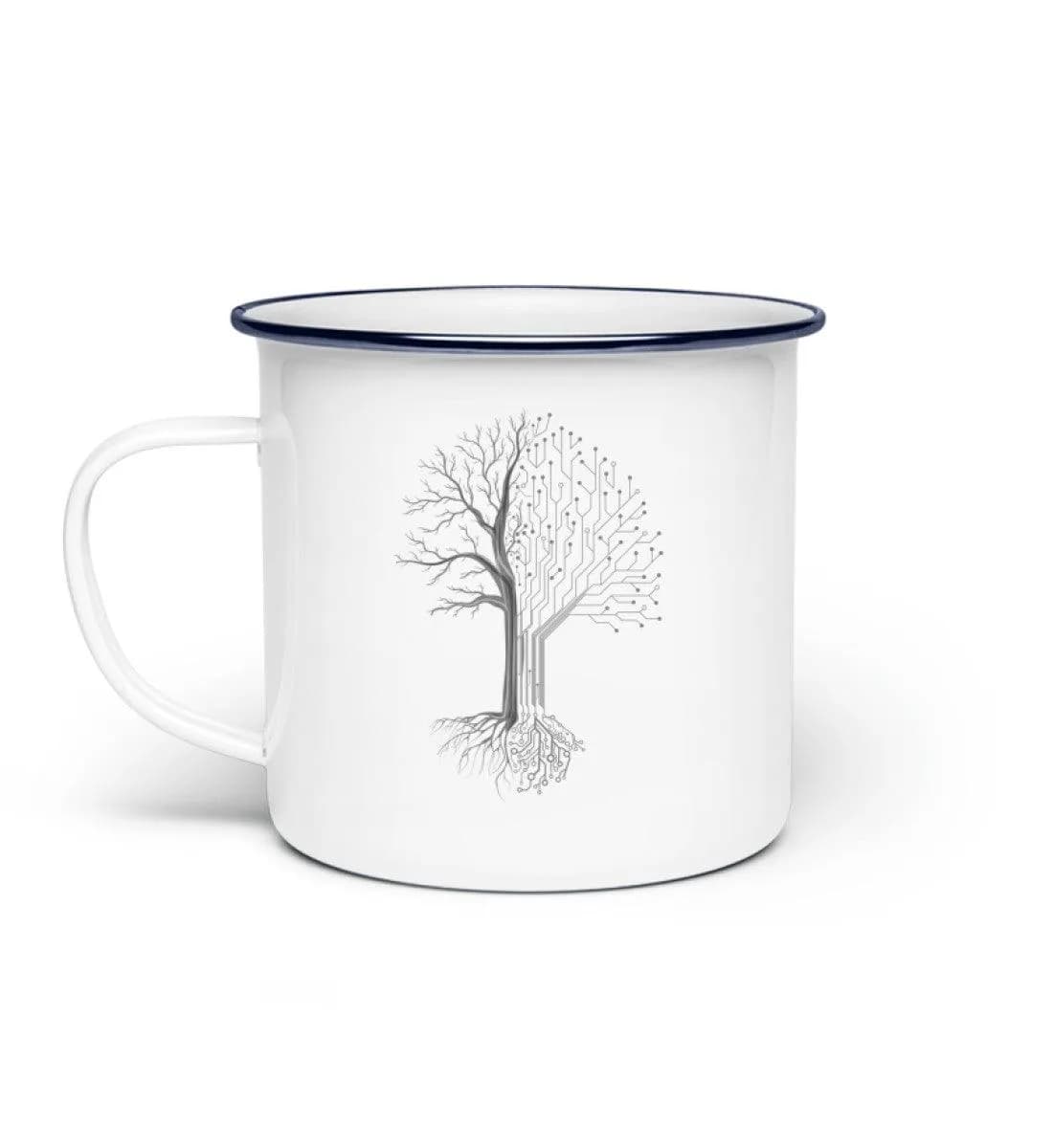 Tree Digital - Emaille Tasse