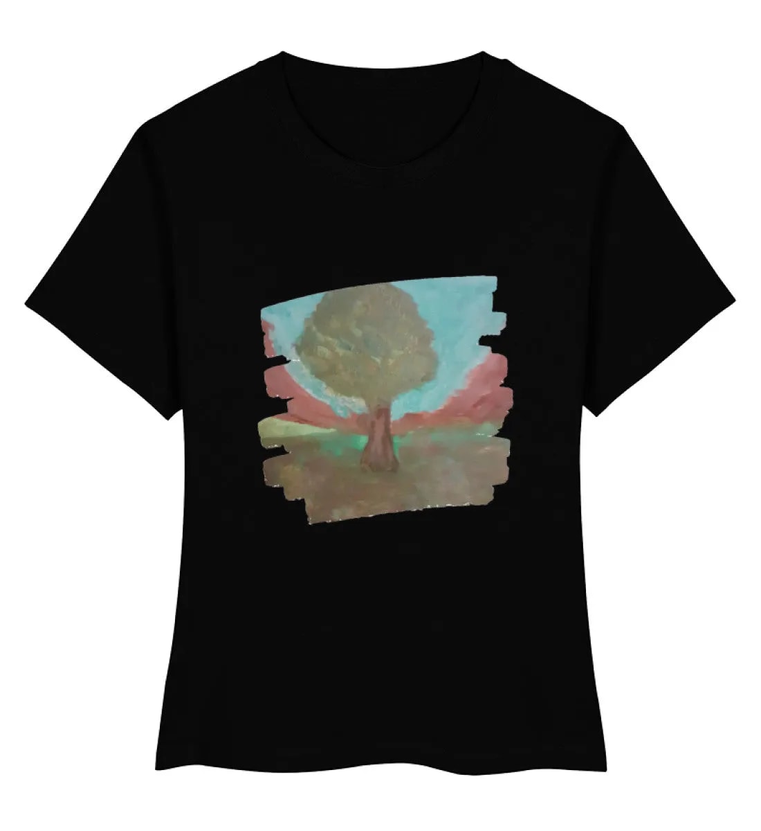 Baum im Tal  - Damen Premium Bio Shirt