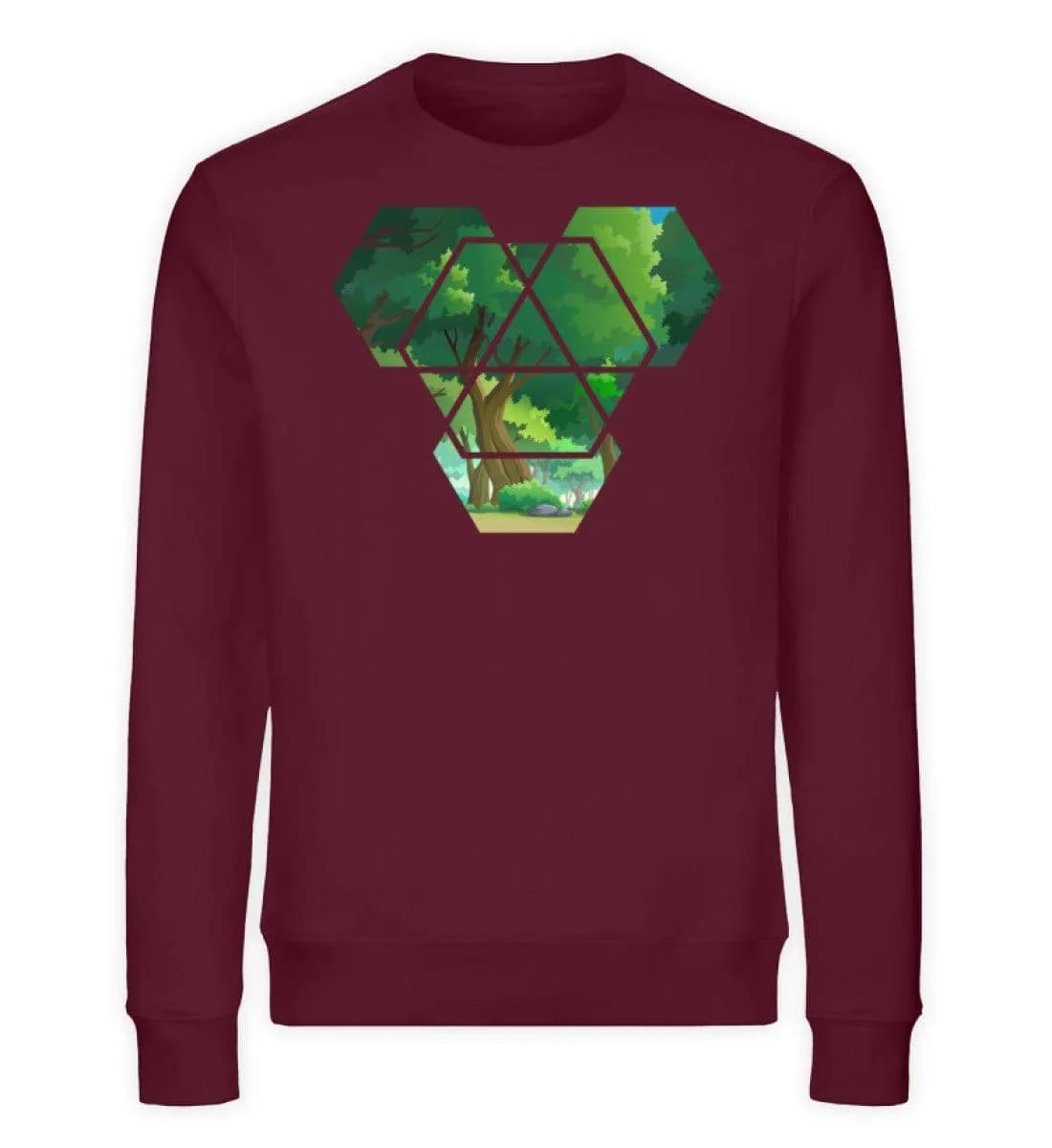 Hexagone Wald - Unisex Bio Sweatshirt