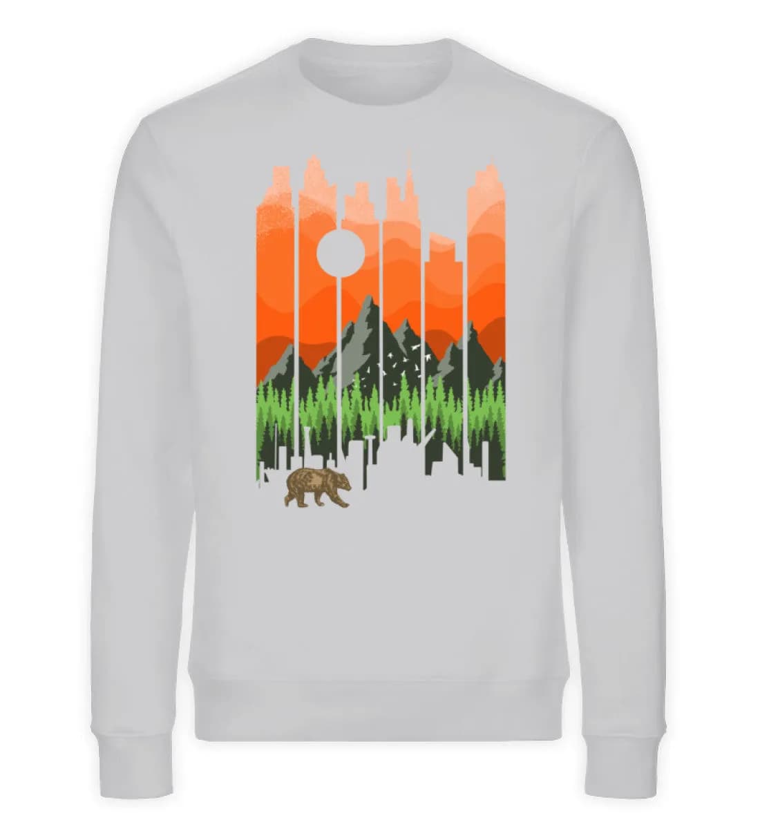 Nature Landscape Sunset - Unisex Bio Sweatshirt