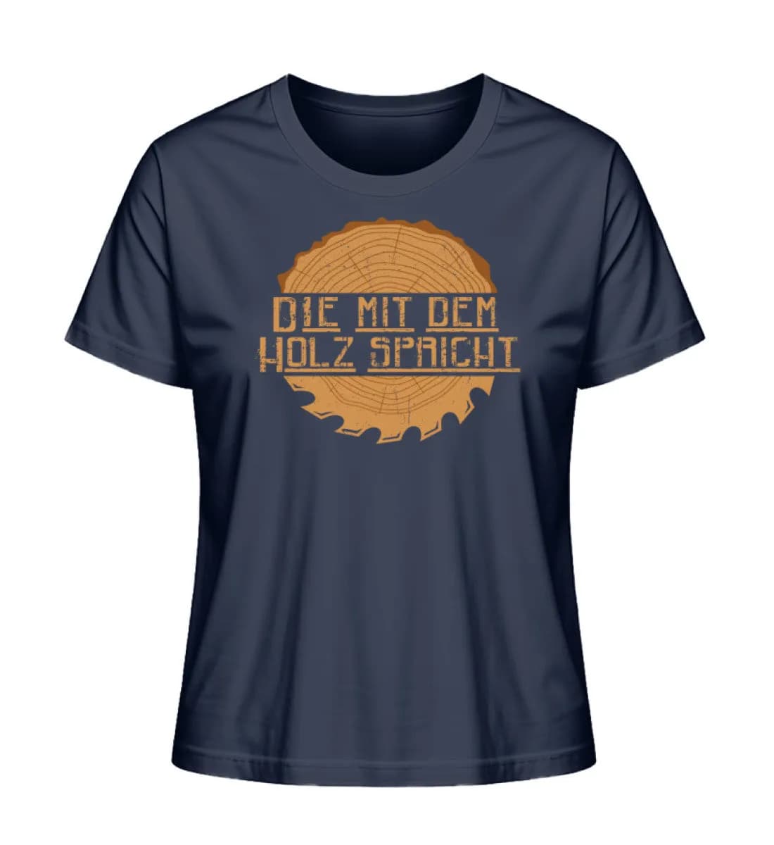 Die mit dem Holz spricht - Damen Premium Bio Shirt