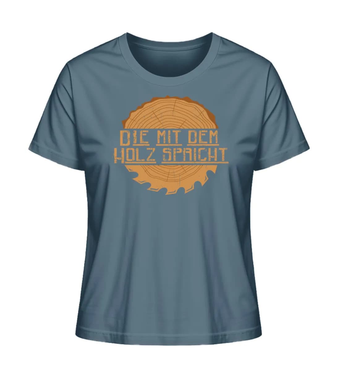 Die mit dem Holz spricht - Damen Premium Bio Shirt
