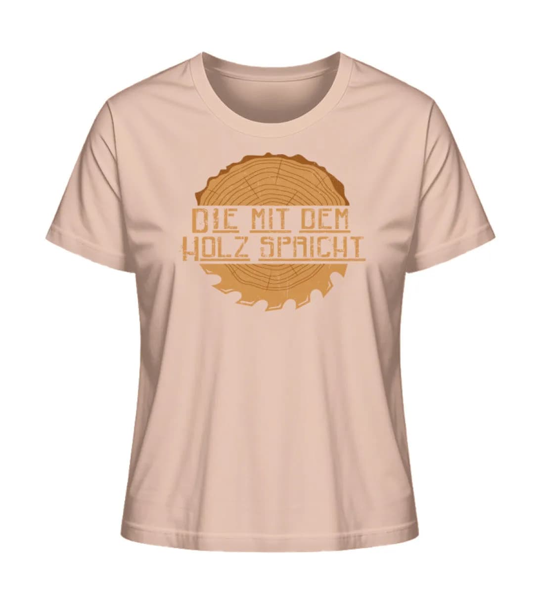 Die mit dem Holz spricht - Damen Premium Bio Shirt