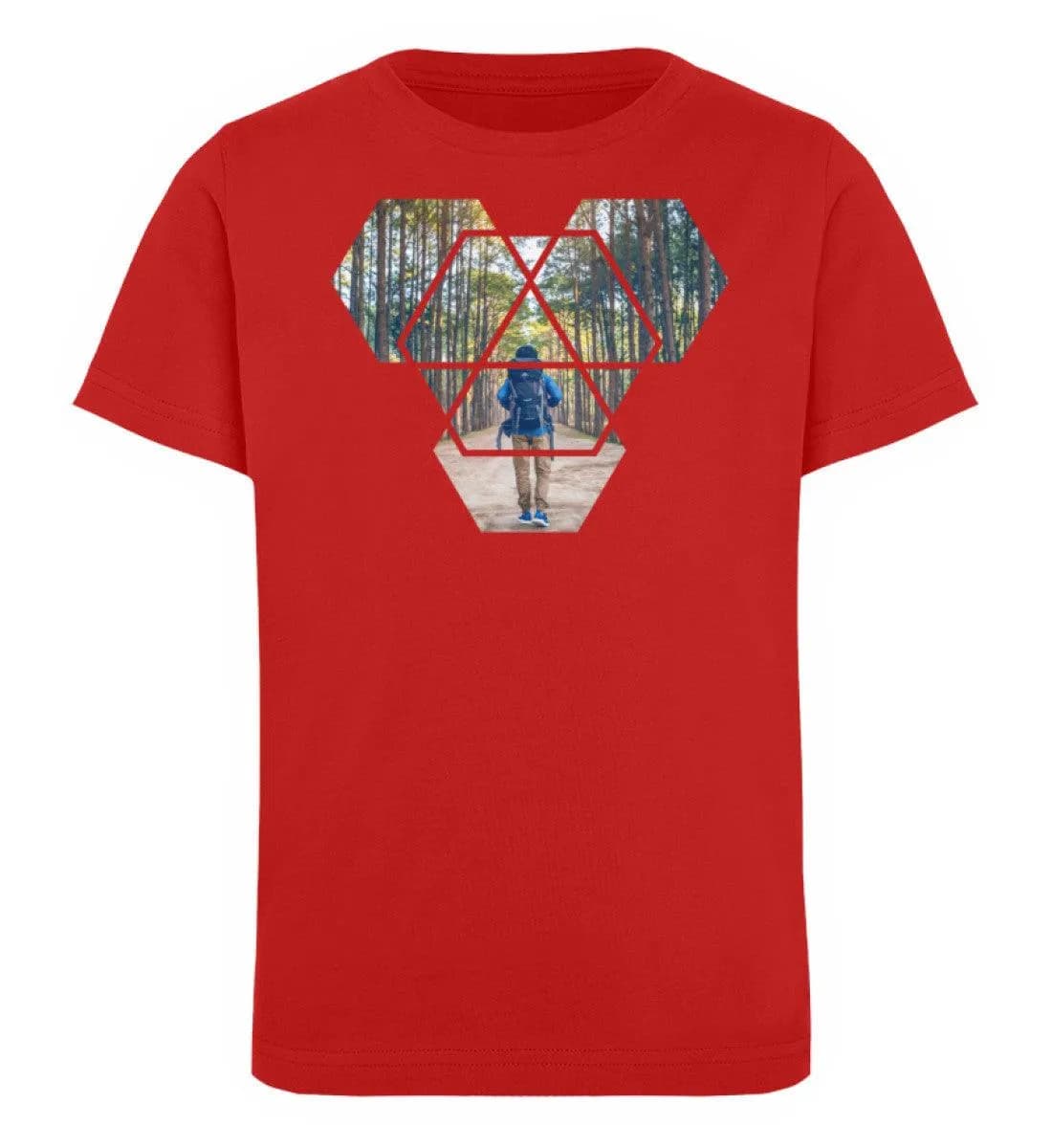Hexagone Wandern - Kinder Bio T-Shirt